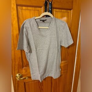 Michael Kors Mens 100% Cotton T Shirt grey Crew Neck Size small